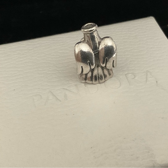 Pandora angle charm with big CZ stone - Picture 4 of 6